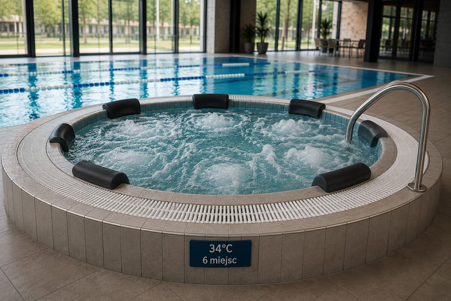 Jacuzzi z hydromasażem